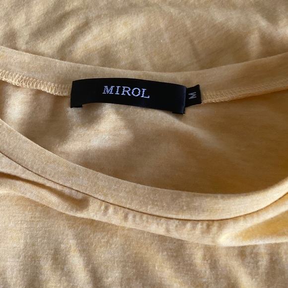 MIROL Women’s Basic Gold Top - Picture 2 of 5